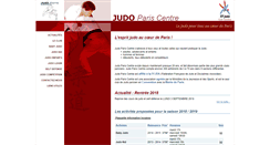 Desktop Screenshot of judo-paris-centre.com